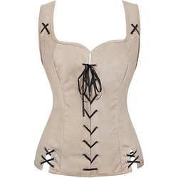 Women's Pirate Lace-Up Corset Vest