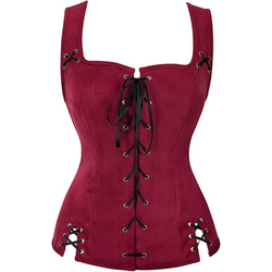Women's Pirate Lace-Up Corset Vest