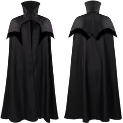 Gothic Medieval Hooded Cloak | Vintage Vampire & Pirate Knight Cape