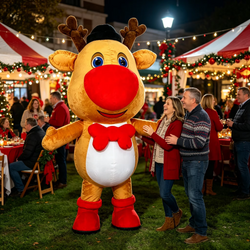 SAYGO Giant Inflatable Reindeer Mascot Costume | Christmas & Cosplay Party Outfit