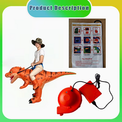 Kids Inflatable Ride-On T-Rex Costume π¦ | Fun Blow Up Dino Outfit