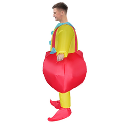 The Ultimate Party Costume! Big Bottom Clown Blow-Up Suit