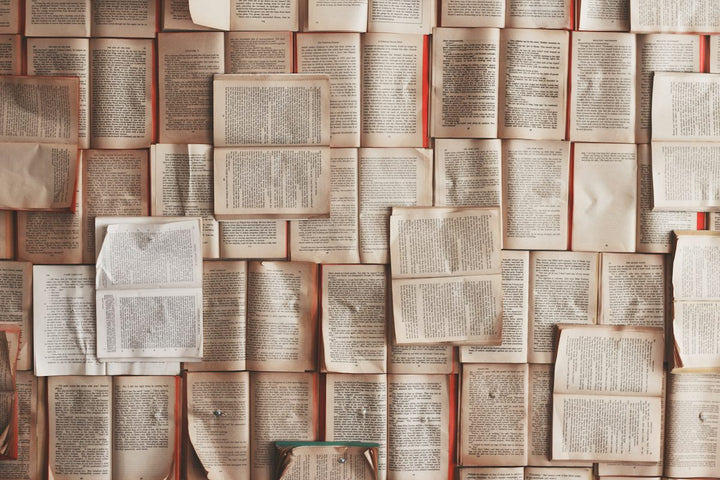 open book lot — illustrative stock photo