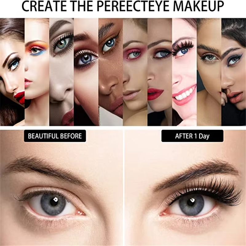 4-Pair Magnetic Eyelashes & Eyeliner Kit