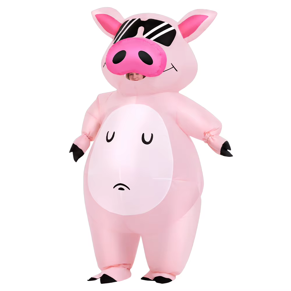 Giant Inflatable Pig Costume | Hilarious Halloween & Party Suit