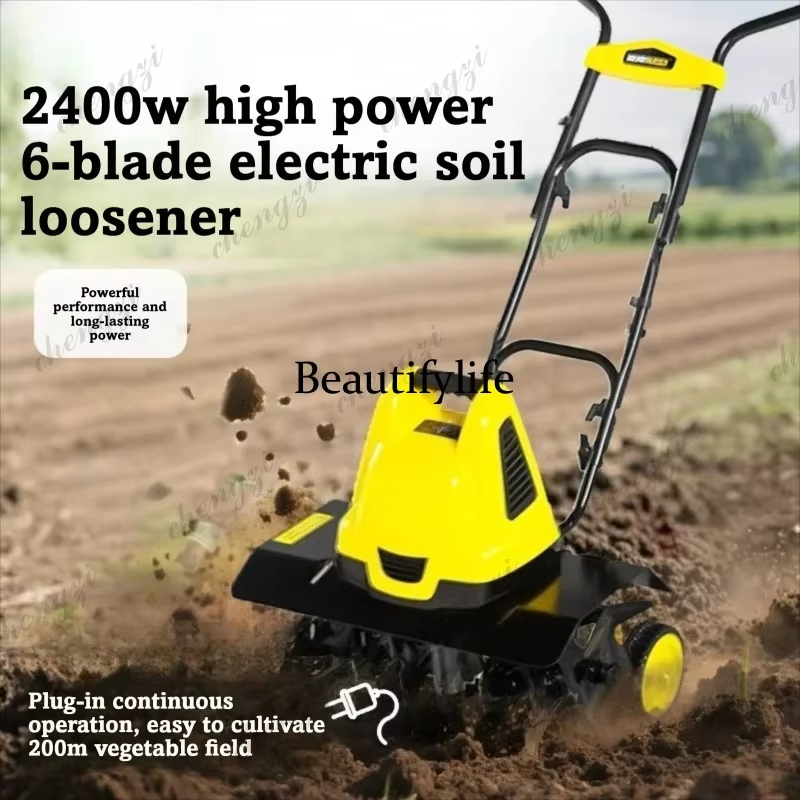 SS81 Electric Micro Tiller & Cultivator | Effortless Garden Care