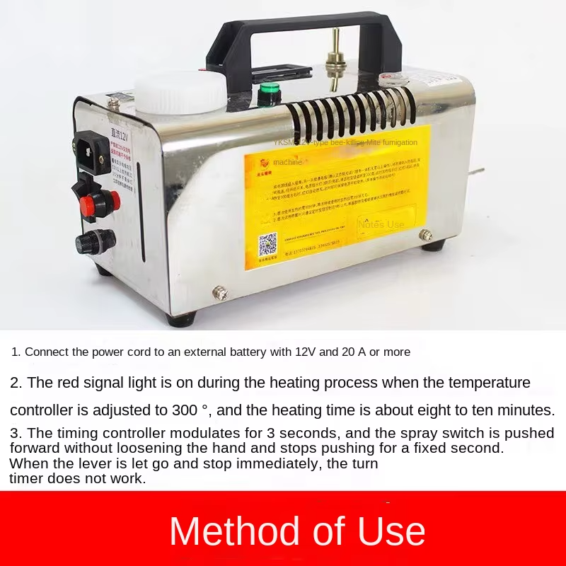 Boost Hive Health! Professional Electric Bee Mite Fumigation Fogger
