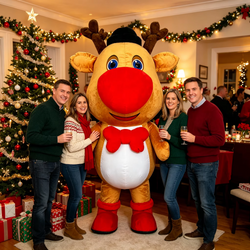 SAYGO Giant Inflatable Reindeer Mascot Costume | Christmas & Cosplay Party Outfit