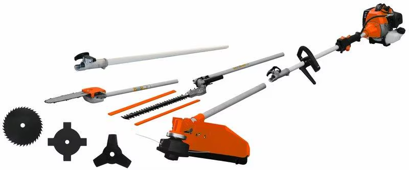 52cc 5-in-1 Multi-Function Garden Tool Set | Brush Cutter & Chainsaw