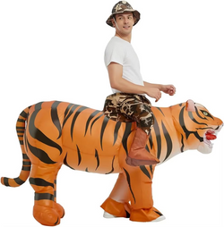 Funny Inflatable Tiger Costume for Adults | Halloween & Cosplay Outfit