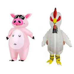 Giant Inflatable Pig Costume | Hilarious Halloween & Party Suit