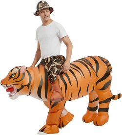 Funny Inflatable Tiger Costume for Adults | Halloween & Cosplay Outfit