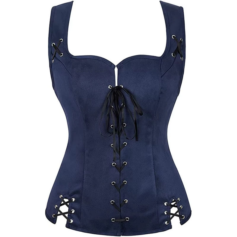 Women's Pirate Lace-Up Corset Vest